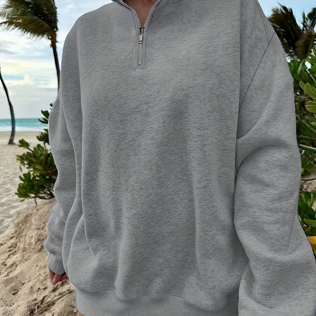 Noelle™ | Half-Zip Fleece Sweatshirt