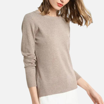 Elvayn | Women’s Merino Wool Crewneck Sweater