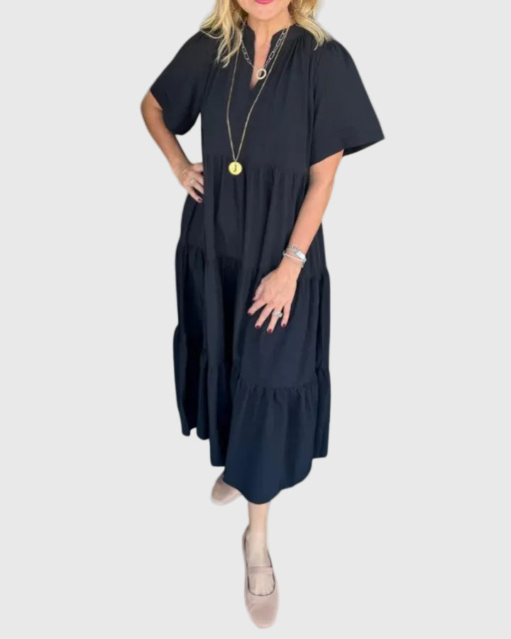 Elvayn | Elegant Flow Maxi Dress