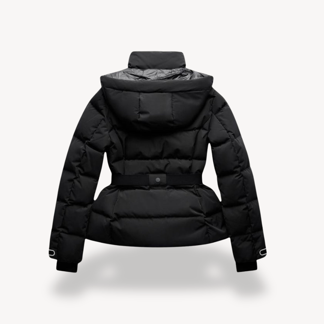 Elvayn | Women’s Winter Puffer Jacket with Belt