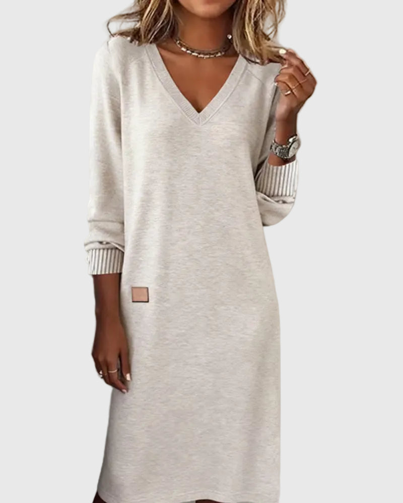 Elvayn | Soft Elegant Midi Dress