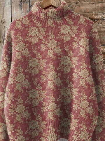Joyce | Vintage floral print sweater