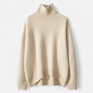 Elvayn  | Women's Cashmere Sweater Turtleneck Sweater