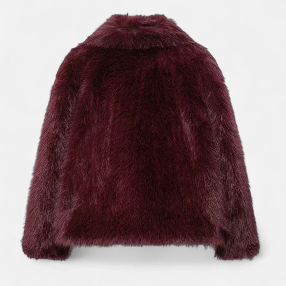 Women’s winter coat in soft faux fur