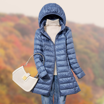 Elvayn | Women’s Slim-Fit Hooded Puffer Jacket