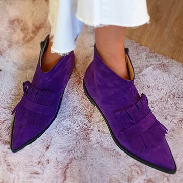 Brielle™ | Fringed Ankle Boots
