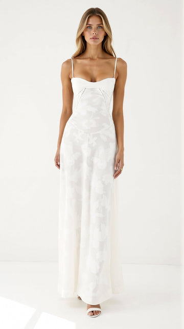 Elvayn | Women Wedding Guest Slip Maxi Dress