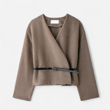 Elegant wrap sweater for women