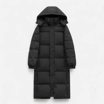 Elvayn | Unisex Long Cotton Puffer Jacket