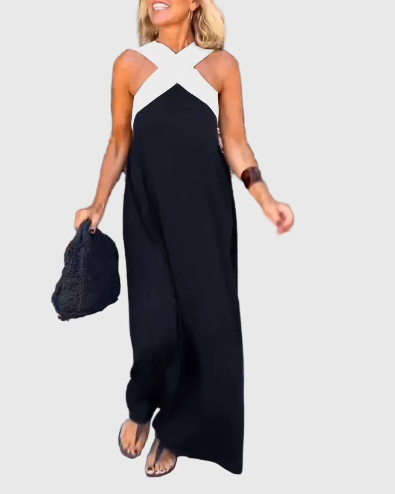 Elvayn | Flowing Elegant Occasion Maxi Dress