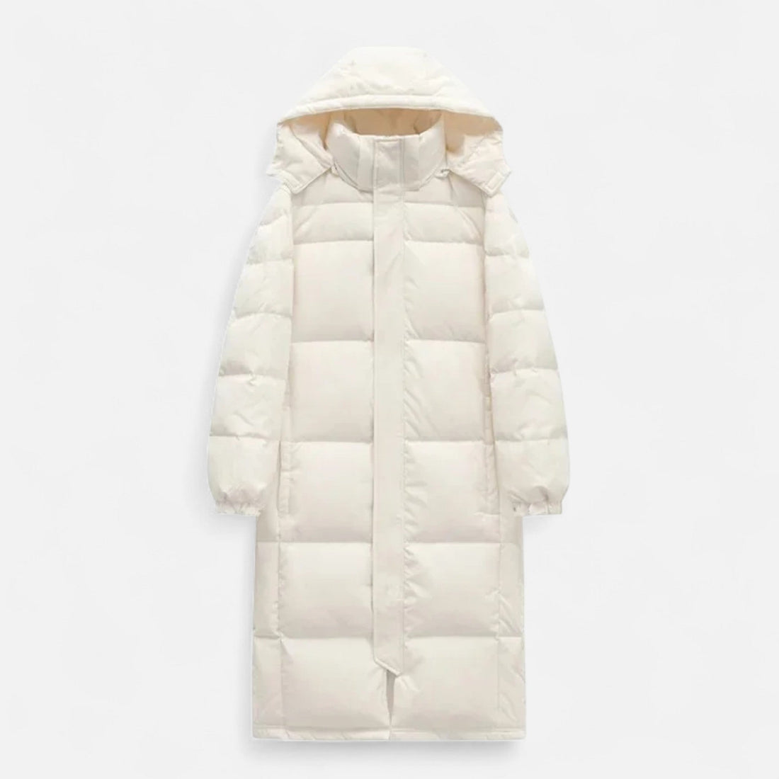 Elvayn | Unisex Long Cotton Puffer Jacket