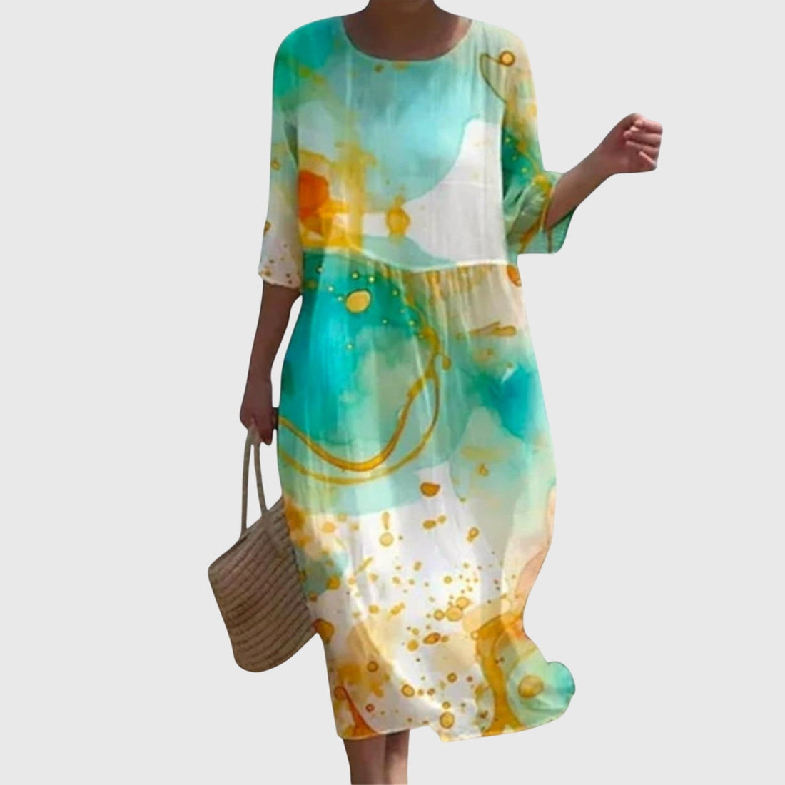 Elvayn | Floral Summer Maxi Dress