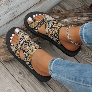 Elvayn | Boho Mesh Summer Slippers