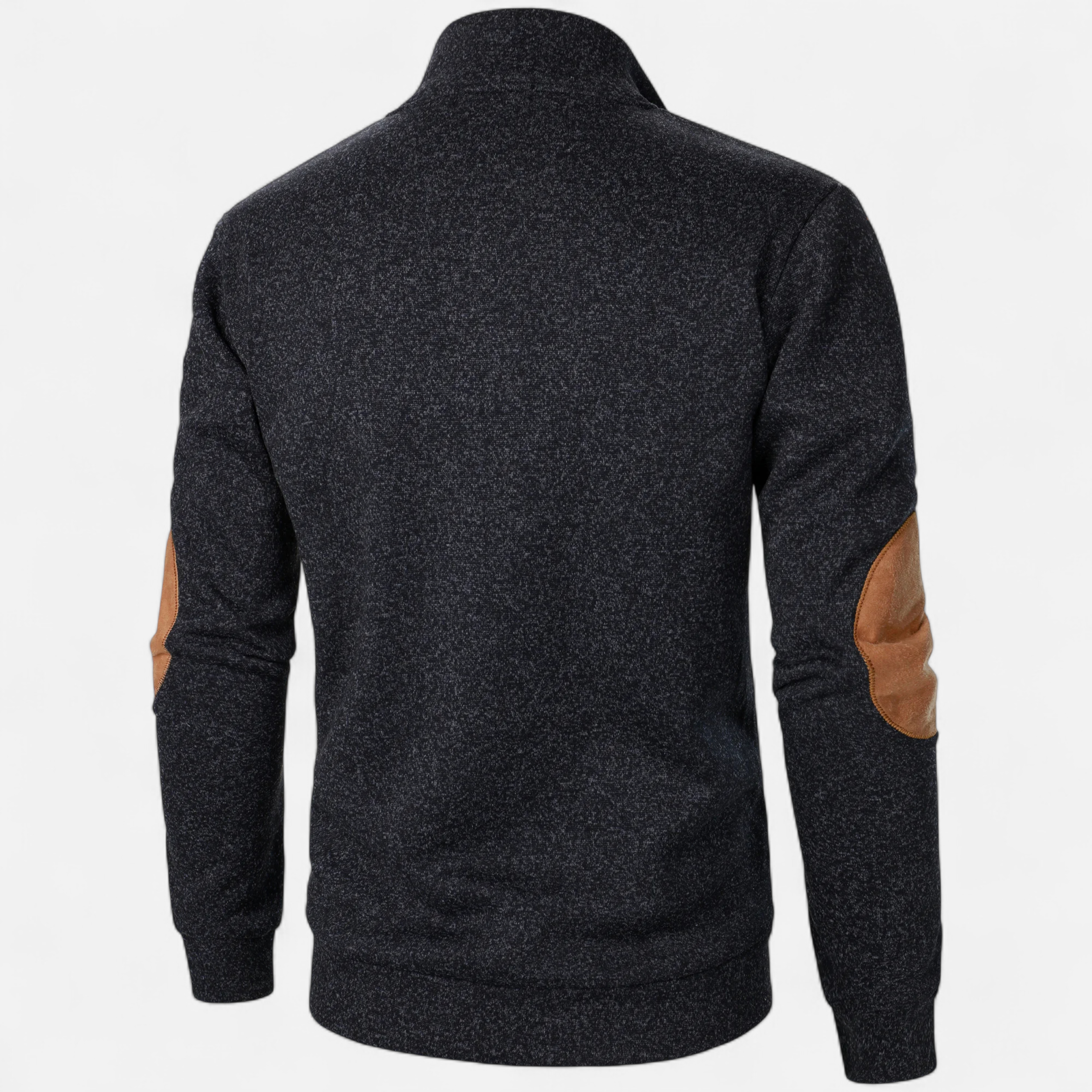 Elvayn | Men’s Knitted Sweater – Stand Collar Heritage Style
