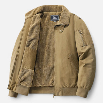 Elvayn | Men’s Casual Jacket – Refined Cotton & Lambswool Blend