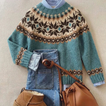 Vellaro™ | Chic Vintage Knit Sweater