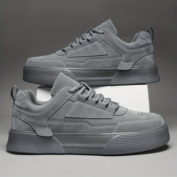 Elvayn | Men’s Chunky Sole Lace Up Street Sneakers