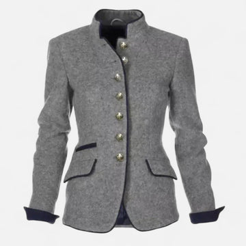 Elvayn | Women’s Double-Breasted Wool Blazer