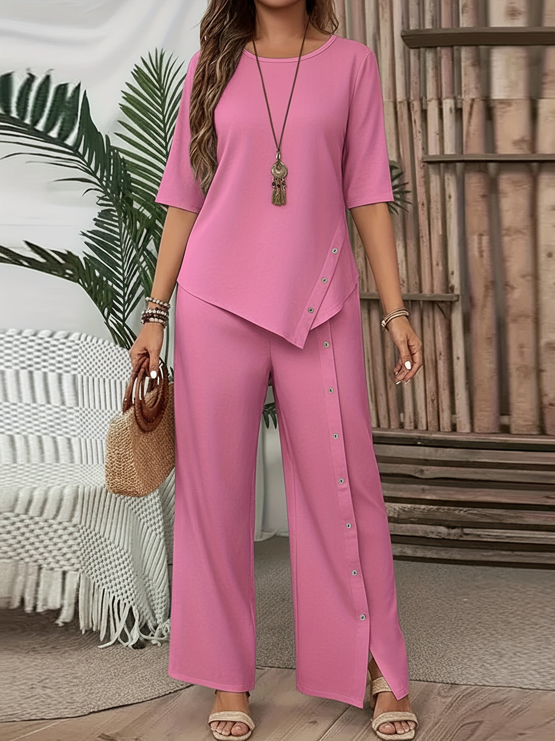 Elvayn | Irregular Two-Piece Set
