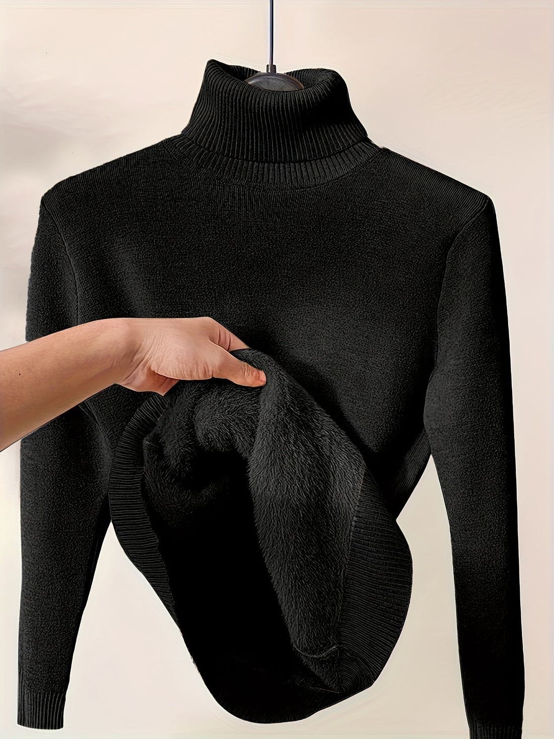 Elvayn | Soft Turtle Neck Pullover Jumper