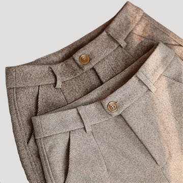 Elvayn | Men’s Spring Tailored Ankle-Length Pants