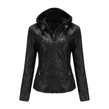 Elvayn | Women’s Trendy Hooded Zip-up Jacket