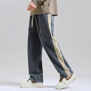 Elvayn | Men’s Casual Stripe Pants