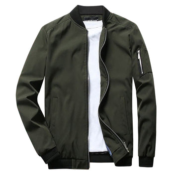 Elvayn | Modern Zipper Front Jacket For Men