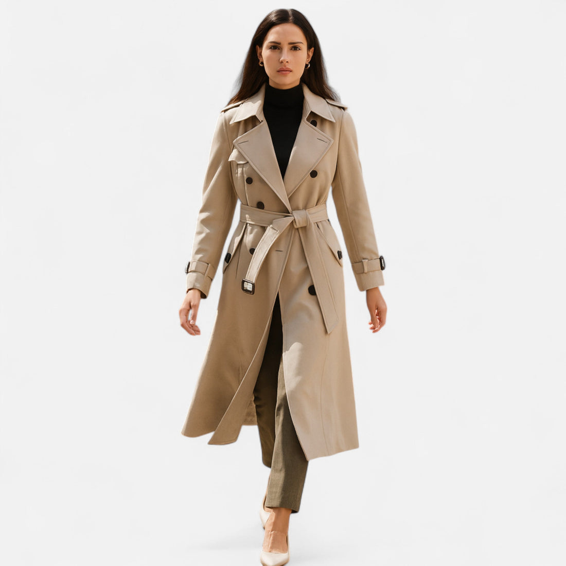 Elvayn | Women’s Classic Over-Knee Coat