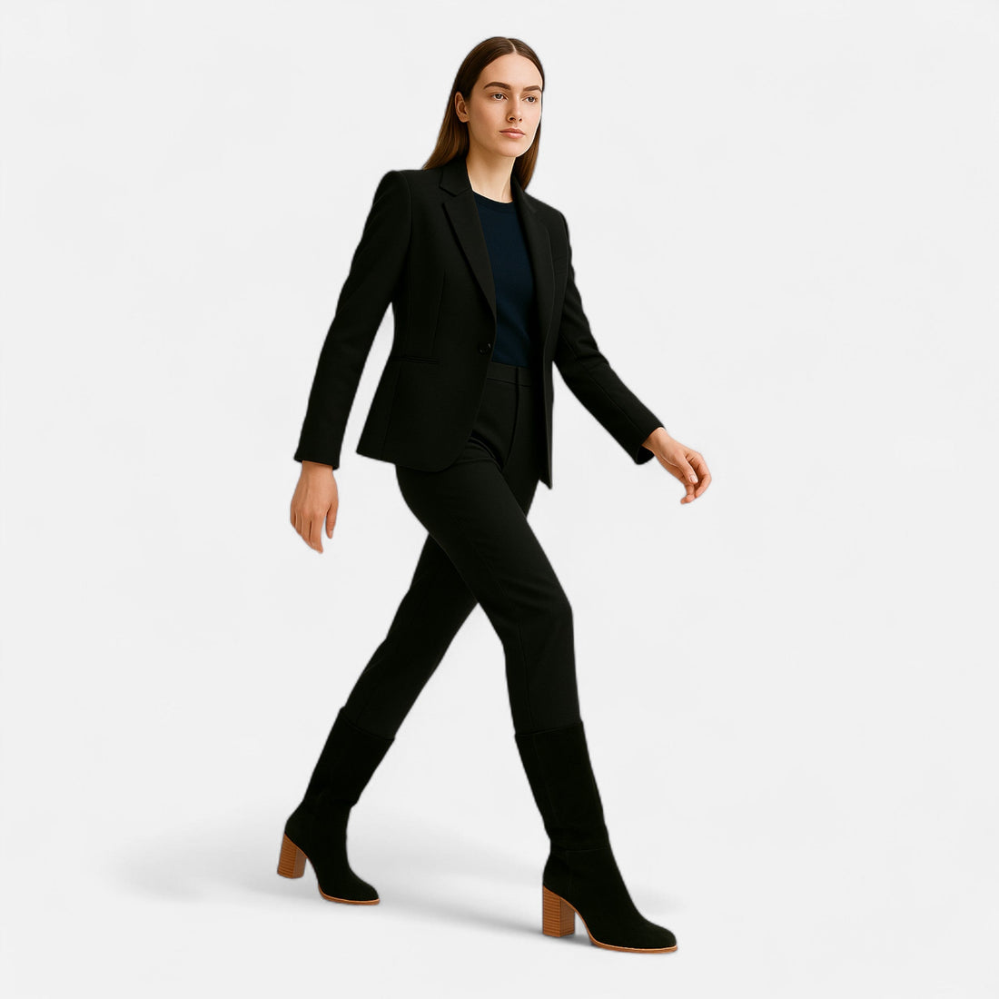 Elvayn | Women’s Long Boots – Equestrian Light Brown Elegance