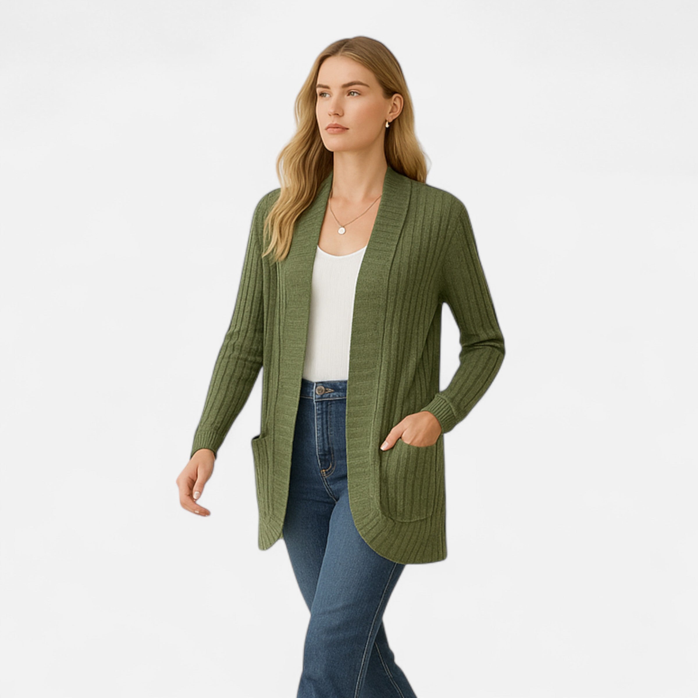 Elvayn | Women’s Knit Cardigan – Elegant Casual Essential