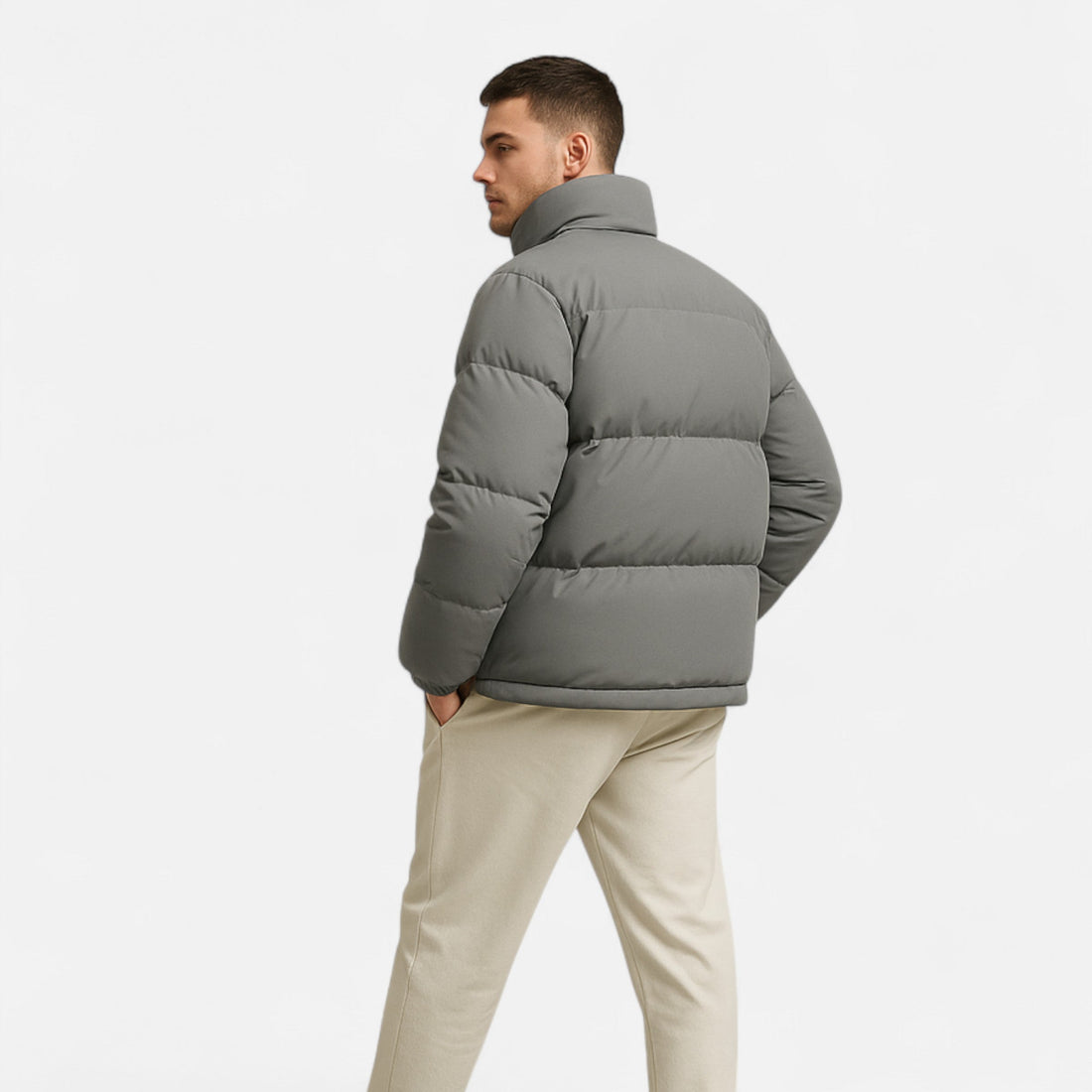 Elvayn | Men’s Oversized Winter Puffer Jacket
