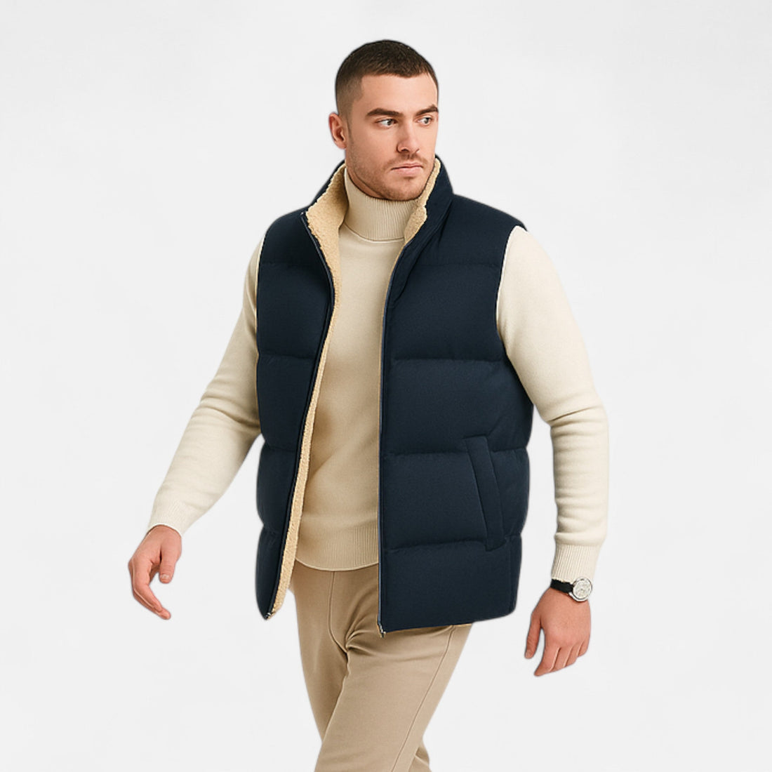 Elvayn | Men’s Lamb Wool Winter Vest