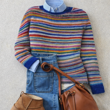 Megan™| Heritage Nordic Knit Sweater