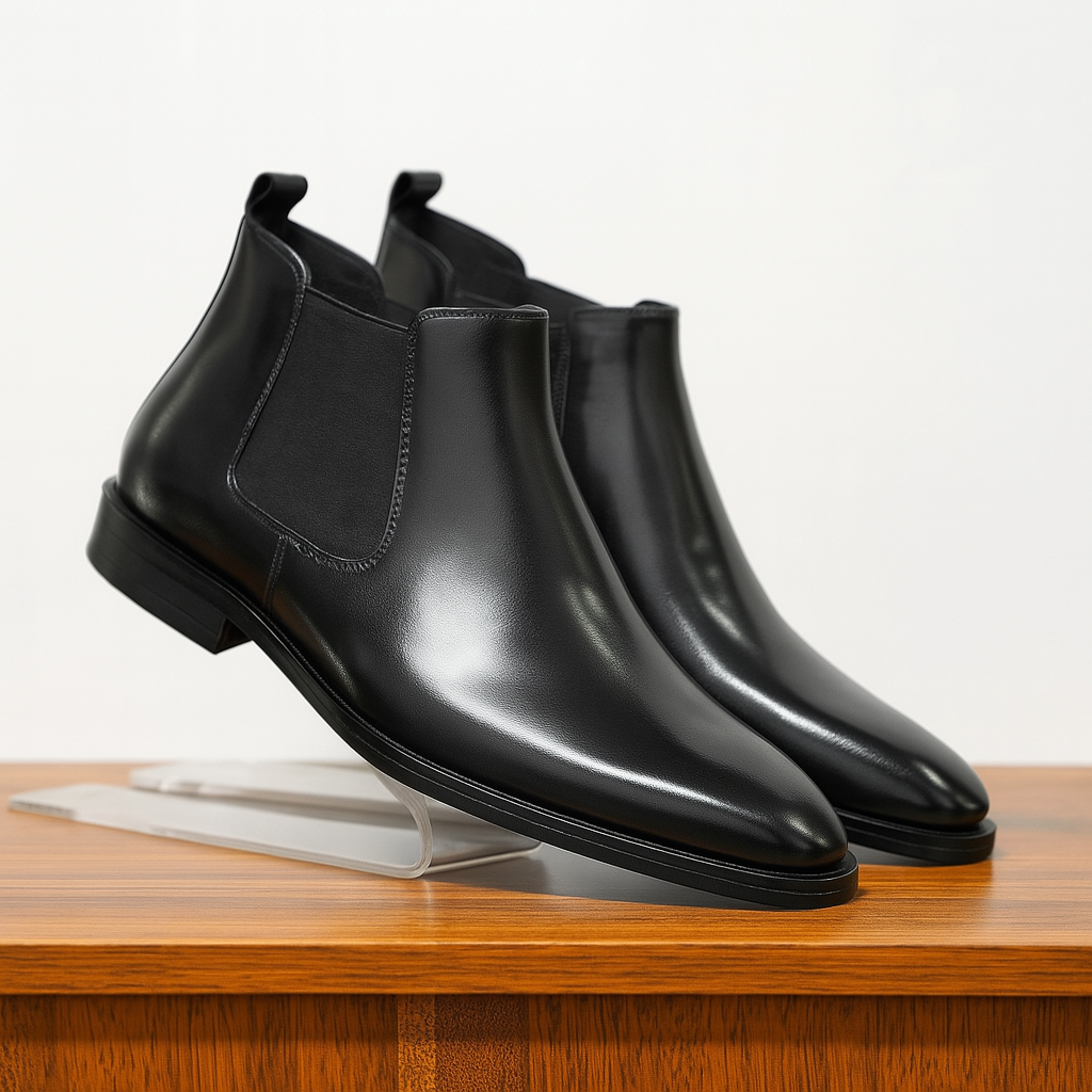 Elvayn | Men’s Brown Leather Chelsea Boots