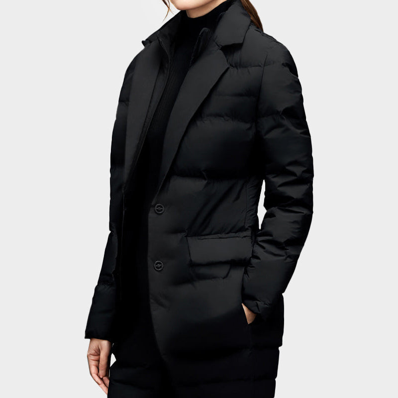 Elvayn | Women’s Structured Puffer Style Winter Jacket
