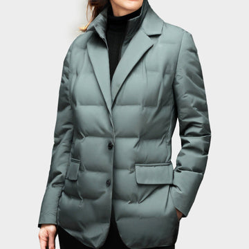 Elvayn | Women’s Structured Puffer Style Winter Jacket