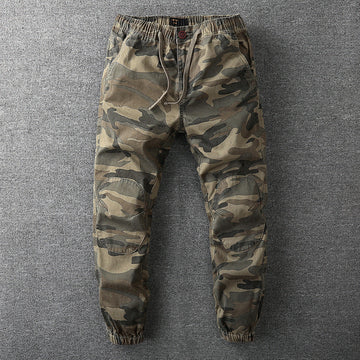 Elvayn | Comfortable Camo Jogger Pants Men