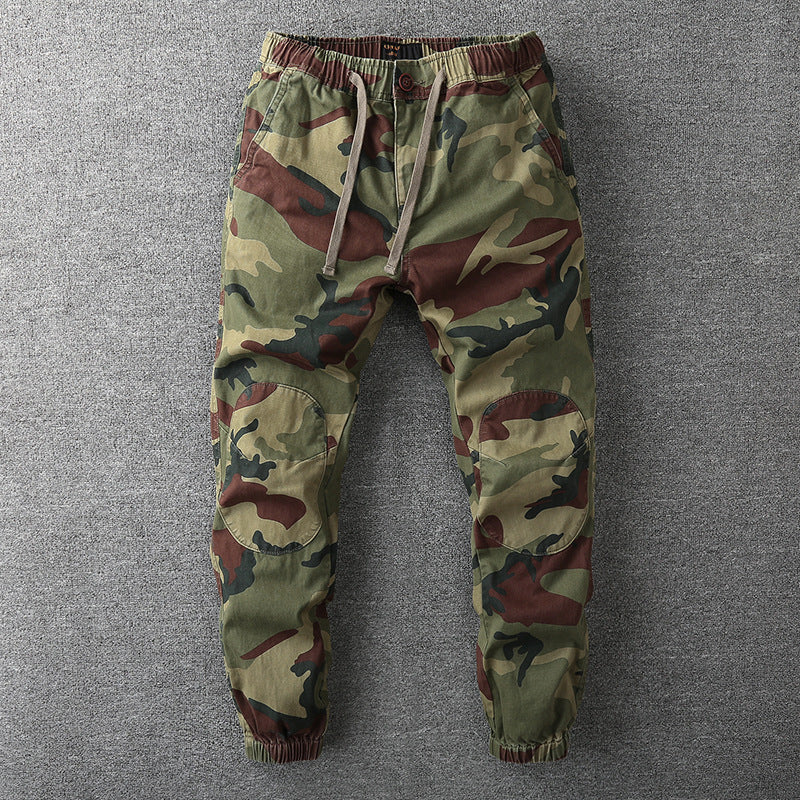 Elvayn | Comfortable Camo Jogger Pants Men