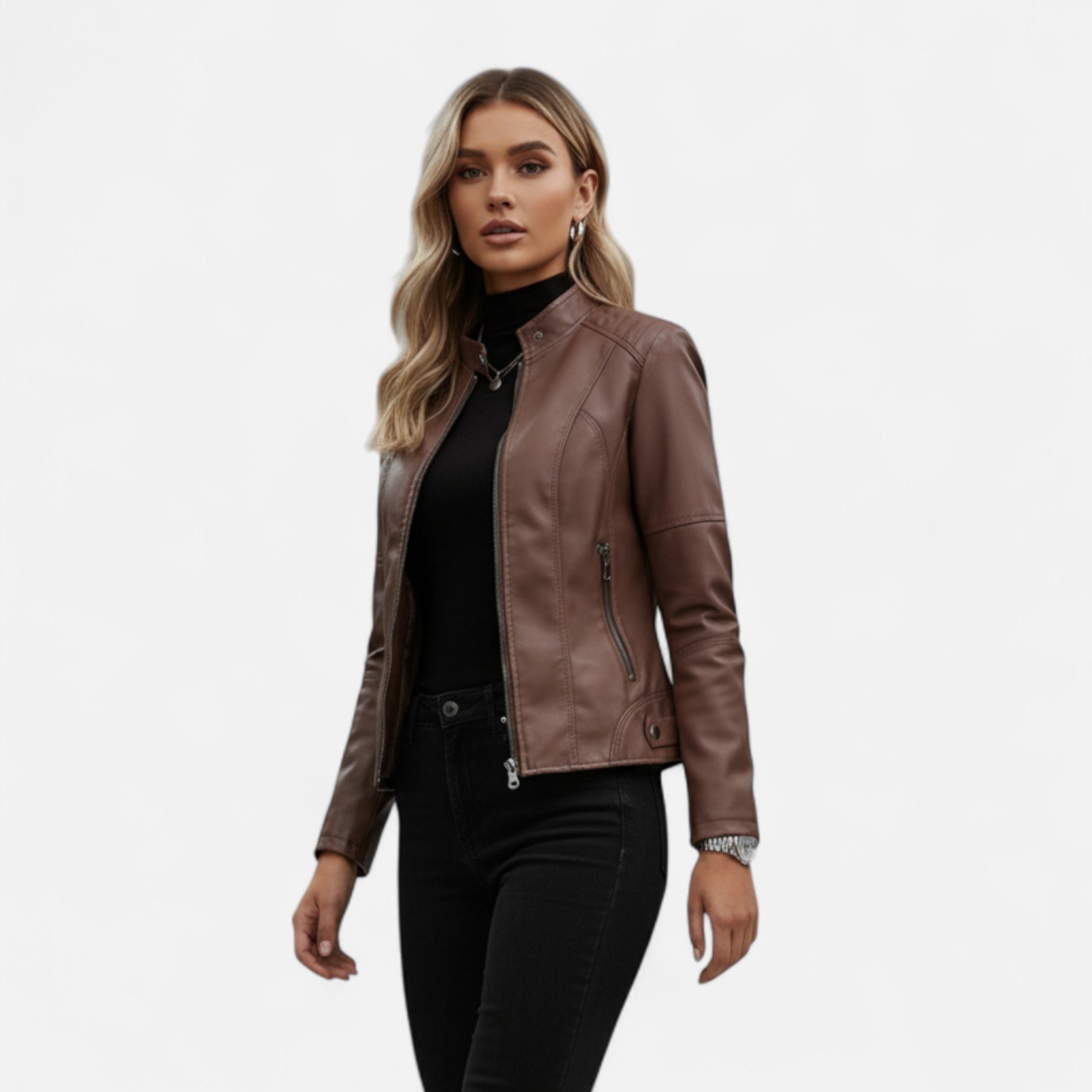 Elvayn | Women’s Leather Jacket– Heritage Chic