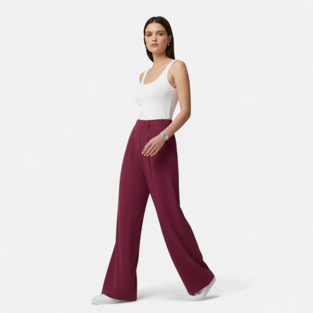 Women’s high-waisted wide-leg palazzo pants