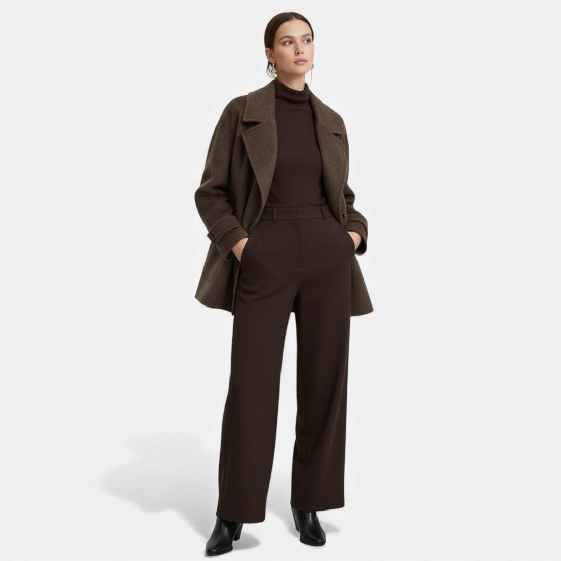 Elvayn | Women’s Thick Alpaca-Blend Winter Coats