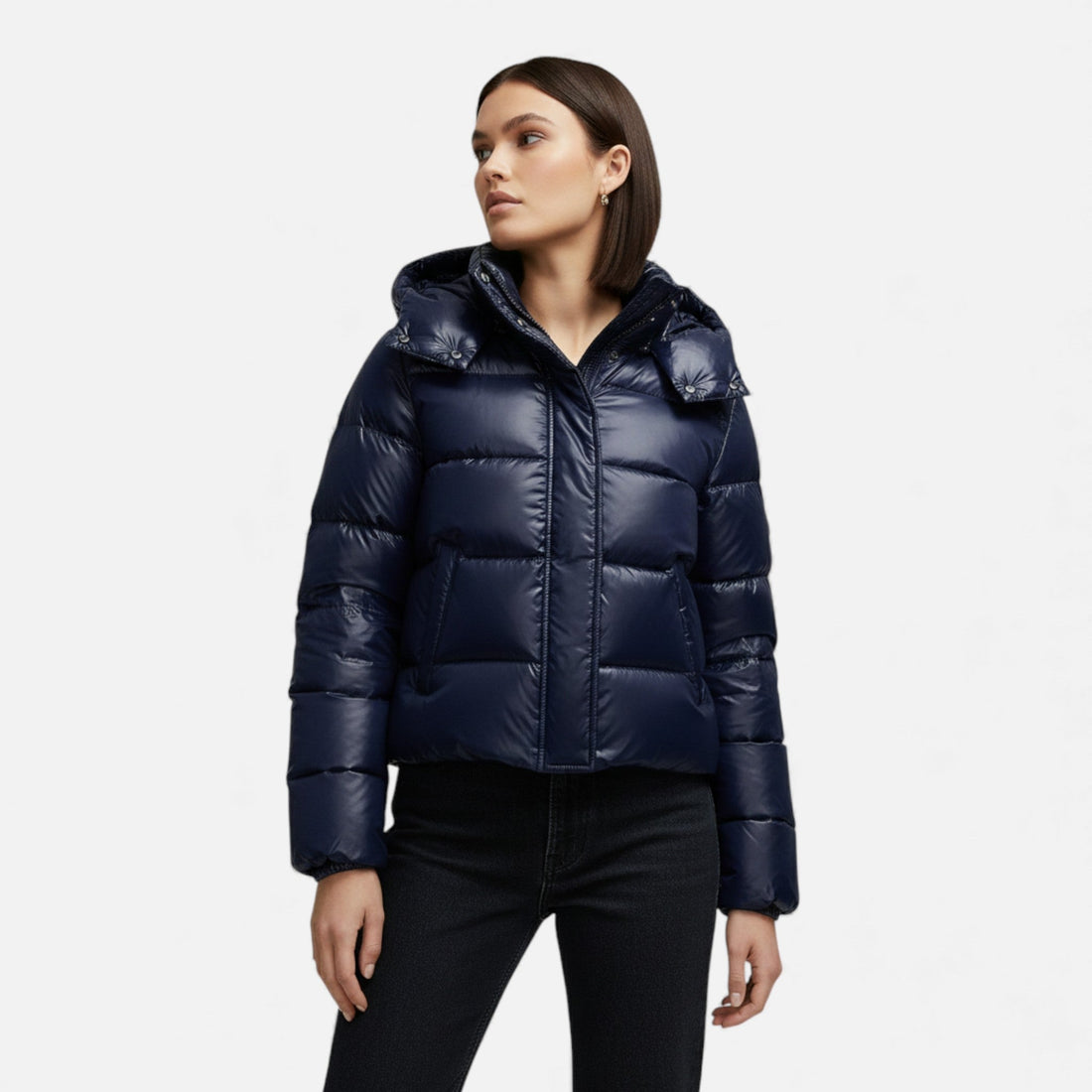 Elvayn | Women’s Retro Thick Hooded Winter Jacket