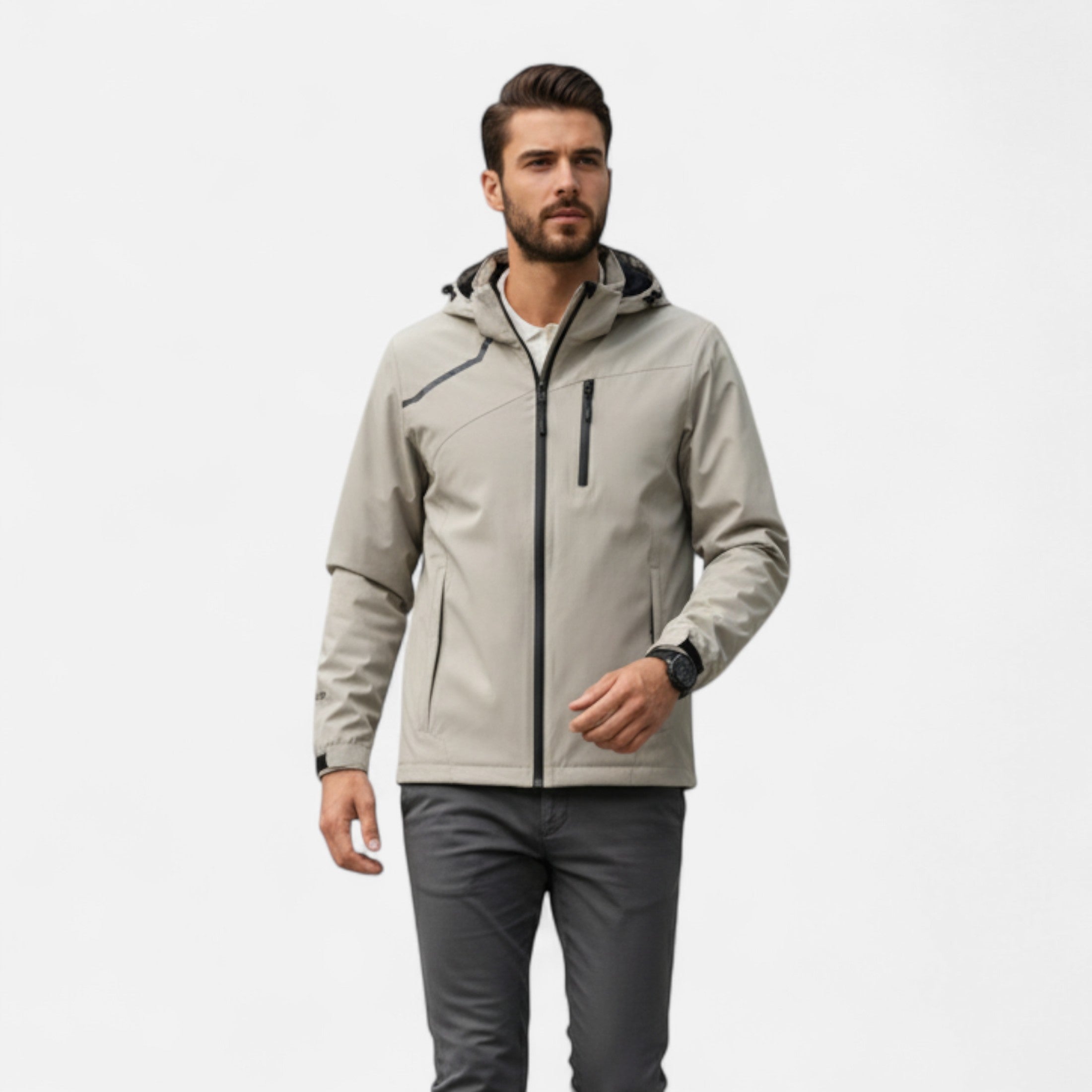 Elvayn | Men’s Padded Jacket – Polar Fleece Warmth