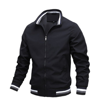 Elvayn | Casual Zipper Lightweight Bomber Jacket For Men