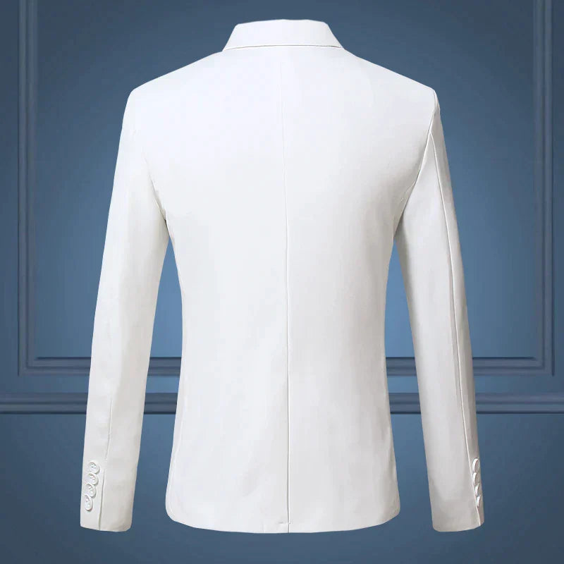 Elvayn | Men’s Classic One Button Tailored Suit Blazer