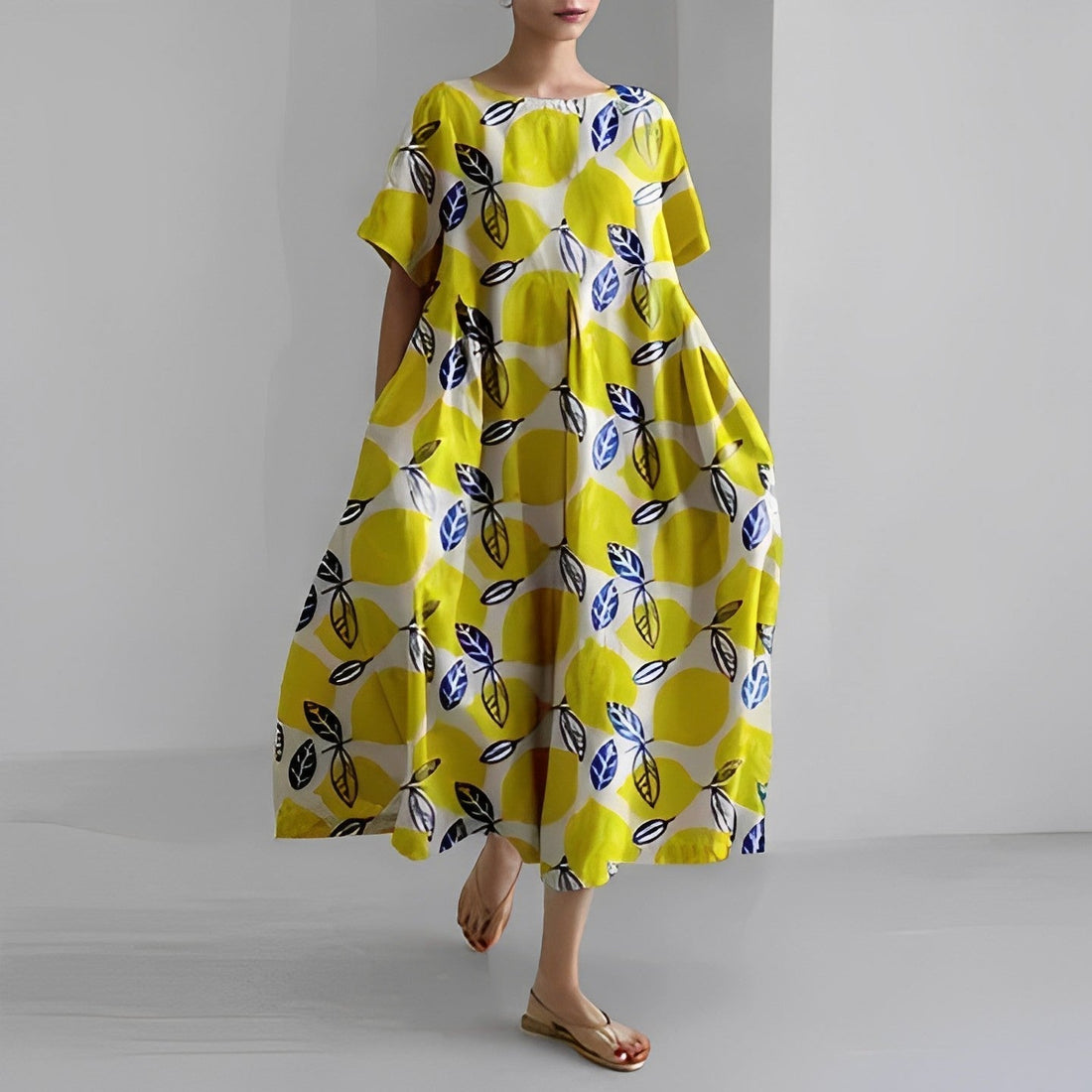 Elvayn | Garden Floral Maxi Dress