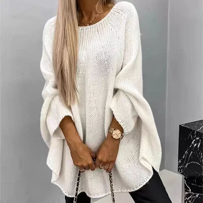 Elvayn | Women’s Winter Loose-Fit Knitted Sweater