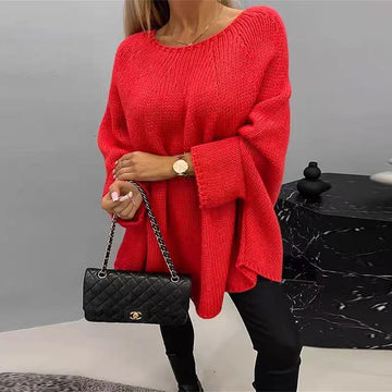 Elvayn | Women’s Winter Loose-Fit Knitted Sweater