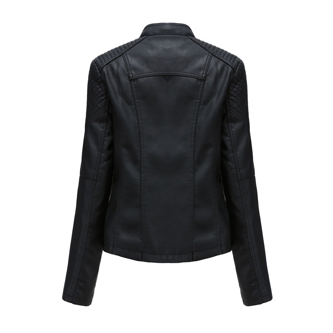 Elvayn | Women’s Trendy Zipper Front Jacket